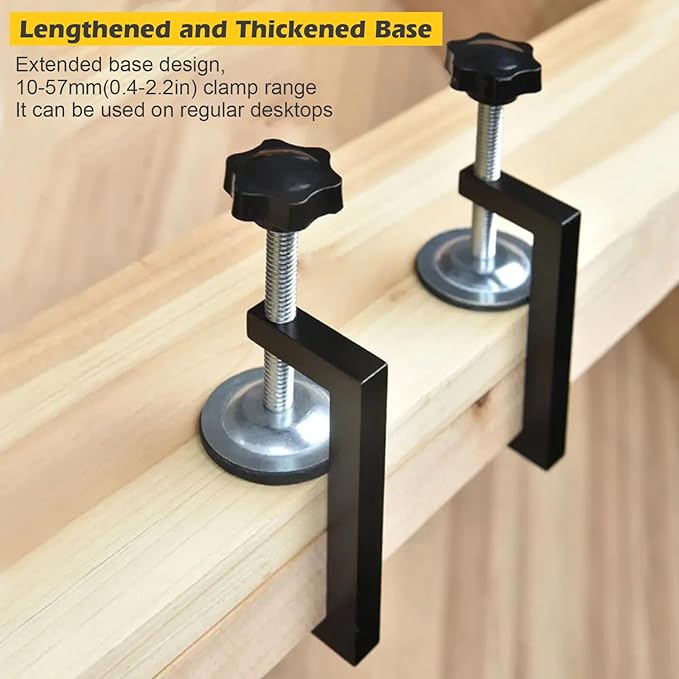 10-57mm Reversed Woodworking Clamp C-Clamp Heavy Duty Metal Clamps Portable For Wood Plastic Cutting Drilling Woodworking Tool(6)