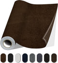 Fabric Repair Patches, 17X158 Inch Self-Adhesive Suede Patches Tape Durable, DIY Large Fabric Repair for Sofa, Couches, Furniture, Chair, Clothing （17X158 Inch, Brown）