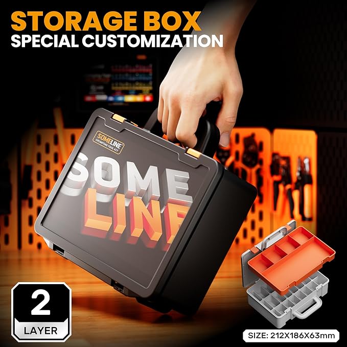 SOMELINE Crimp Tool Connector Kit, 24 Types, 32-20 AWG Crimper, JST-XH 2.5mm/Du Pont 2.54mm/KF2510 2.54mm Connector kit, Crimping Pliers for JST, Du pont, KF2510, Molex, AMP EI Series