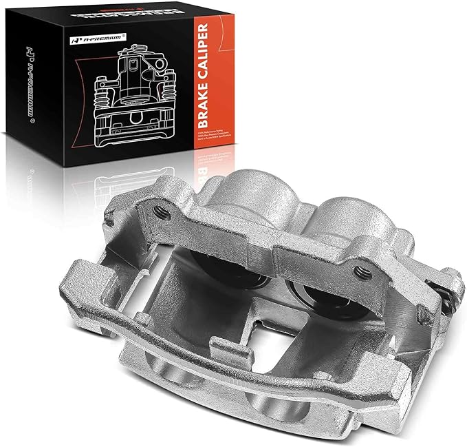 A-Premium Disc Brake Caliper Assembly with Bracket Compatible with Select Jeep Models - Commander 2006-2010, Grand Cherokee 2005-2010, Sport Utility - Front Right Passenger Side