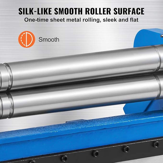 VEVOR Sheet Metal Brake, 12-inch, 3-In-1 Combination Shear Brake Roll Machine, 20-Gauge Capacity Shear Press Brake with 90° Max Bending Angle, Shears and Slip Roll Machine for Shear Bending Rolling