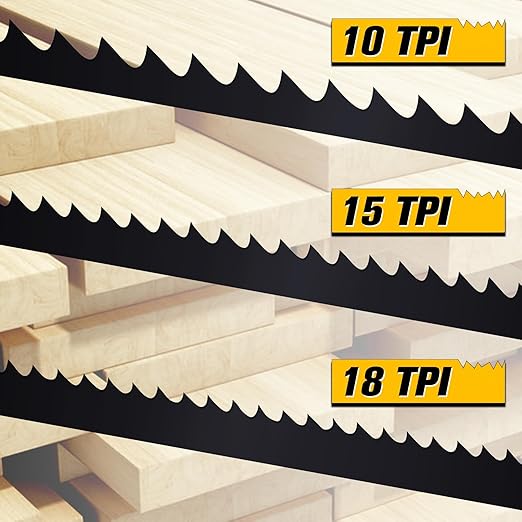 SPEEDWOX 36 Pack 5-Inch Scroll Saw Blade Pin End Replacement Pin End Scroll Saw Blade Set Double Reverse Tooth Blades for Wood (12PCS Each 10 TPI, 15 TPI, 18 TPI)