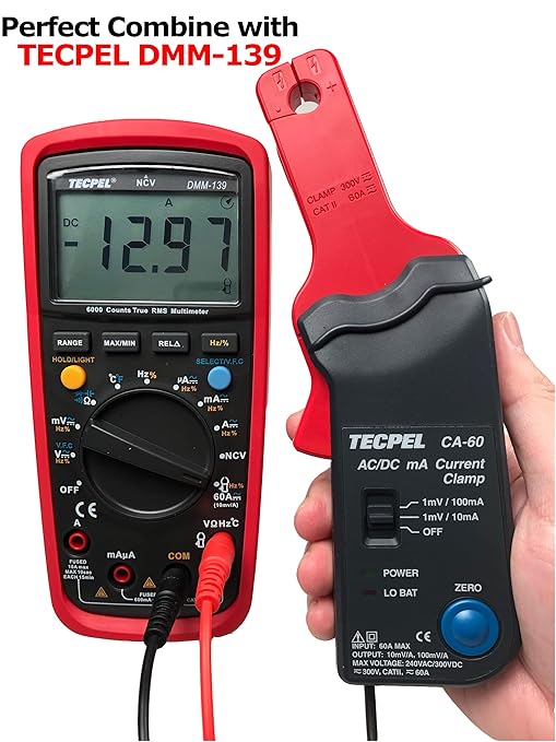 CA-60 AC/DC Current clamp Transmitter Probe 60A CA-60