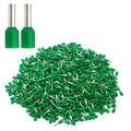XHF 1000 PCS AWG 14/2.5mm² Wire Ferrules Insulated Copper Crimp Connectors, Crimp Pin Cord End Terminals Green