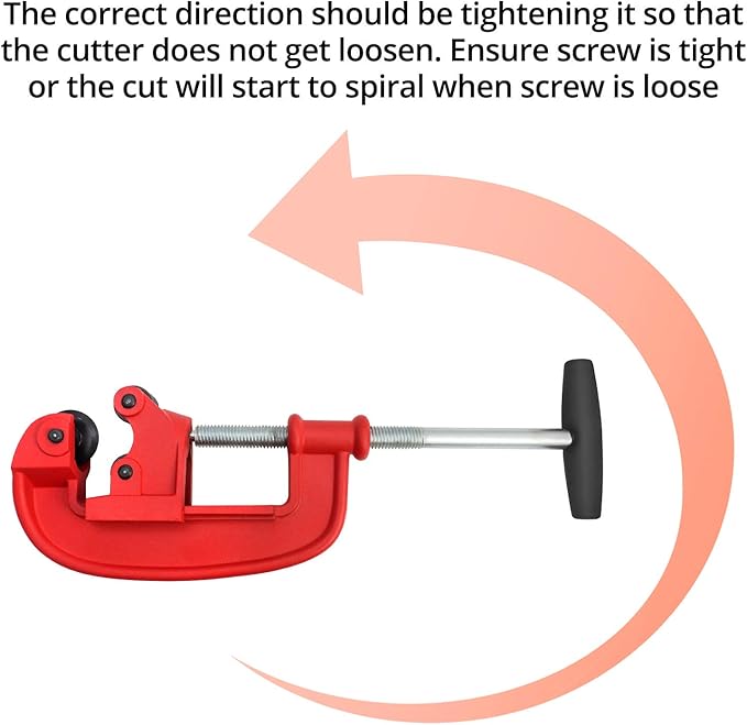 QWORK Heavy Duty Pipe Cutter, 1/8-inch to 2-inch Steel Pipe Cutter