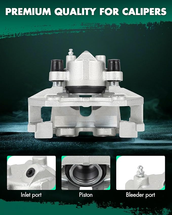 SCITOO Front Left Brake Caliper With Bracket 19B3116 Compatible For Ford Escape 2005-2008, For Mazda Tribute 2005 2006 2008, For Mercury Mariner 2007-2008