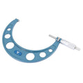 PEC Tools 5-6” Outside Micrometer, Industrial-Grade Precision Measuring Tool, Hardened Steel, High-Accuracy Micrometer with Ratchet Stop & Carbide-Tipped Measuring Faces for Machining & Engineering