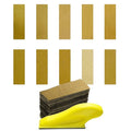 Micro Sander Kit 3.5 x 1 Inch Mini Sander Kit with 100Pcs Sandpaper Grit 40/60/80/100 /120/180/240/320/400/600