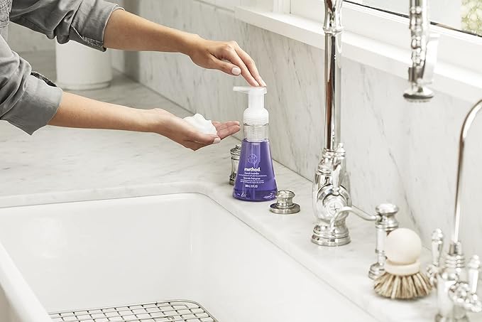 Method Foaming Hand Soap, Pink Grapefruit, 10 Fl Oz, Biodegradable Formula, (Pack of 3)