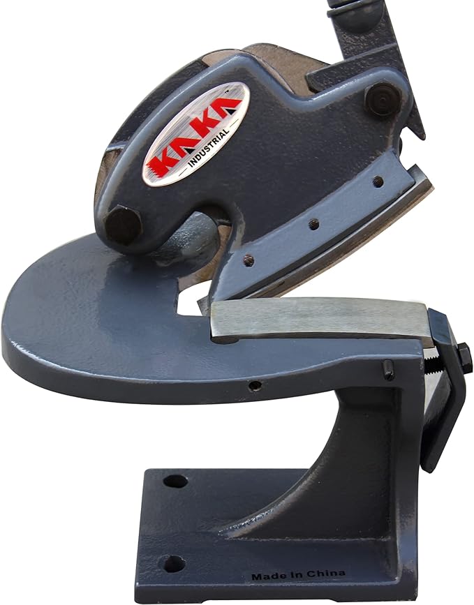 KAKA INDUSTRIAL MMS-4 Multiple Purpose Benchtop Throatless Sheet Metal Shear,14 Gauge Mild Steel Metal Cutter