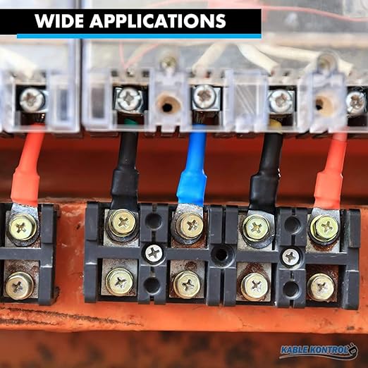 Kable Kontrol Heat Shrink Tubing - 1” Inch - 50' Ft Long, Purple Polyolefin - 2:1 Industrial Shrink Tube & Cable Sleeve for Electrical Wire Insulation - Rated for 600 V