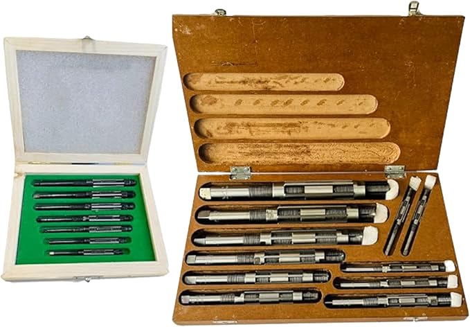 Adjustable Hand Reamer Tool HV to H14 Sizes - 1/4" to 1-1/2” Reaming Tool for Precise Hole Finishing with 6 Carbon Steel Blades - Hand Tools Reamers for Metal & Wood - 6.35mm - 38.10mm