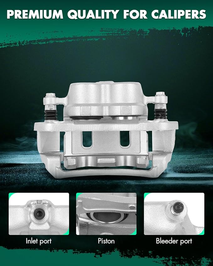 SCITOO 18B5056 18B5057 Disc Brake Calipers Assembly with Bracket Fit For Chevrolet Captiva Sport/Equinox,For Pontiac Torrent 2007-2009,For Saturn Vue 2008-2010,For Suzuki XL-7 2007-2009