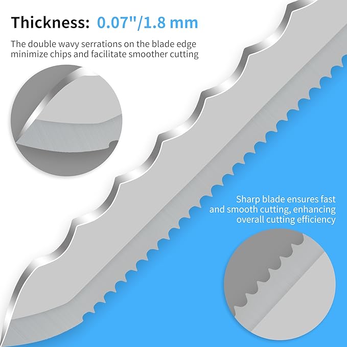 Insulation Knife, 11 Inch Serrated Sharp Blade, Double Side Insulation Cutter Tool With Stainless Steel Head, Cutting Mineral Wool Insulation Sod Cutter (Insulation Knife with Hammer)