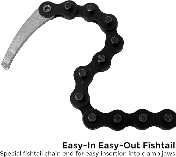 Strong Hand Tools PFC1036 Locking Chain Pliers, Removable 36 Chain, Hold Up To 10.5" Diameter Pipe, Unique Easy Open Crank Handle, Quick Release Trigger