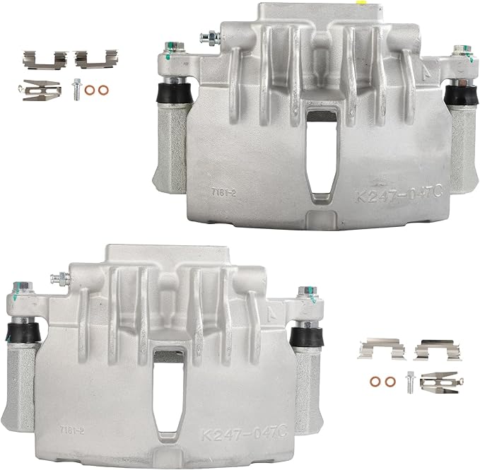 SCITOO 18B4839 18B4838 Front Left & Right Disc Brake Calipers Assembly w/Bracket For Ford For Mustang 2003-2004