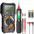 ANENG Digital Multimeter with Non Contact Voltage Tester,Ohm Volt Amp Meter,Measure AC/DC Voltage,Current,Resistance,Continuity,Diodes,with LCD Display,Flashlight,Pocket-Sized Automotive Detector