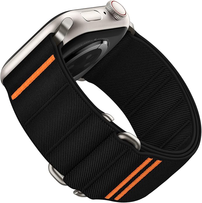 Suitisbest Sport Bands Compatible with Apple Watch Ultra Band 49mm 46mm 45mm 44mm 42mm 38mm 40mm 41mm Men Women, Stretchy Nylon Sport Loop Strap with S-Hook for iWatch Series 10 Ultra SE 9 8 7 6 5 4 3