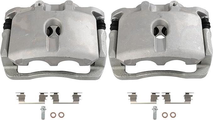 SCITOO 18B4940 18B4941 Rear Left & Right Disc Brake Calipers Assembly w/Bracket For Cadillac,For Chevrolet,For GMC