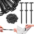 150 Pcs Nylon Universal Cable Tie Buckle Heavy Duty Self Locking Rivet Zip Ties Multifunctional Nylon with Pin Button Design Plastic Cable Tie Tool Fastener for Car Daily Auto Fixing