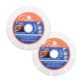 Carbide Multi Wheel,BRSCHNITT 2pcs 5 Inch (125mm) with Arbor 7/8" Tungsten Carbide Cut Off Wheel for Wood,Laminate,Gypsum Board,Plastic for Angle Grinder Cutting Disc