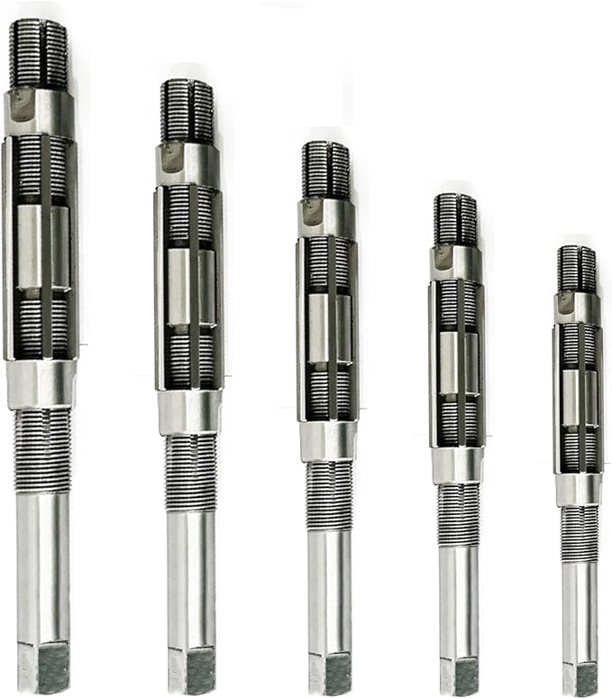 Adjustable Hand Reamer Tool H12 To H16 Sizes - 1-1/16" to 2-7/32" Reaming Tool for Precise Hole Finishing with Carbon Steel Blades - Hand Tools Reamers for Metal & Wood - 26.98mm-56.35 mm