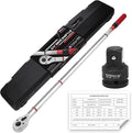 3/4 Inch Torque Wrench, 48 Tooth Torque Wrench 3/4 Drive 160-840FT.LB/217-1139N.M with a Solid Storage Case