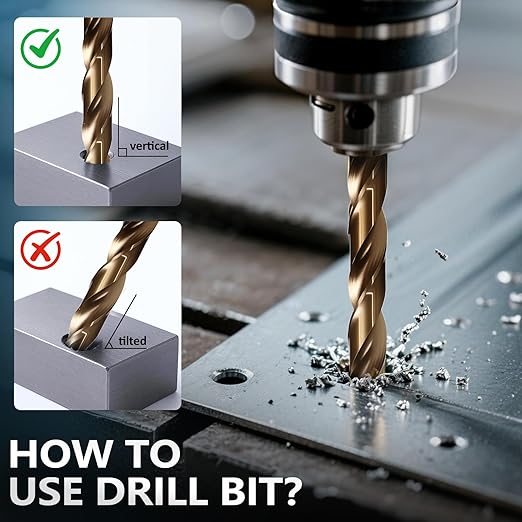 Cobalt Drill Bit Set, Yougfin 29PCS M35 Metal Drill Bit Set for Steel 1/16"-1/2" Drill Bits for Hardened Steel, Stainless Steel, Alloy Steel, high Speed Steel with Index Case