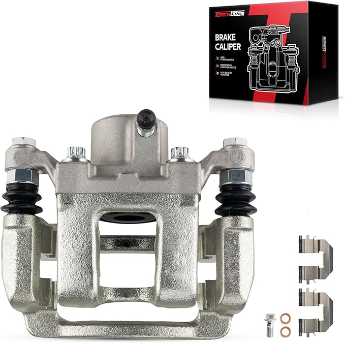 Torchbeam Rear Brake Caliper Right for Hyundai 2011-2014 Sonata, Kia 2011-2015 Optima 2.4L, Hyundai 2015 Sonata 2.4L, Rear Right Caliper Replace # 19B6456