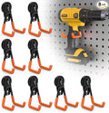 8 Pack Large Heavy Duty Magnetic Hook Extra Strong Magnetic Garage Hooks Big NdFeB Industrial Magnet Hooks Magnetic Utility Storage Holder Organization with Anti-Slip Coating for Hanging Garden Tool