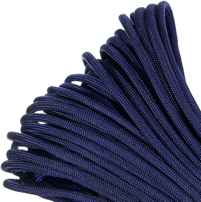 Paracord Planet Genuine Type III 550lb Paracord – Nylon Cord in Solid, Multi, and Reflective Colors – 25+ Colors and Length Options of 10', 25', 50', and 100'