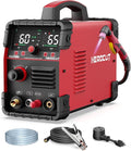 Plasma Cutter, 65Amps HEROCUT Plasma Cutter Machine CUT65i, Non-Touch Pilot Arc, 110/220V Dual Voltage IGBT Inverter, Screen Display, Air Sensor, 20mm Max Cutting Thickness, 2T/4T for Beginners DIY