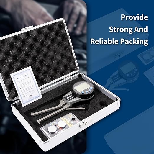 Dasqua Digital Internal Caliper Gage with 0.200"-1" /1.200"-2"/0.400"-1.2" Measuring Range (1.200"-2.0"/30-50mm)