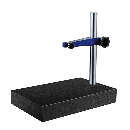 The Granite Base Bracket is Used in Conjunction with a Digital Indicator dial, and The Granite Measurement Platform has a Size of 300mm * 200mm*50mm(11.8in * 7.8in * 2in) Granite Base﻿(ACE-ST)