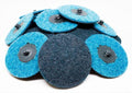 Benchmark Abrasives 3 Inch Sanding Discs Quick Change Nylon Surface Conditioning Discs, Drill & Die Grinder Sanding Disc Rust Remover for Metal Paint Stripper & Removal, Polishing - (25 Pack)(Fine)
