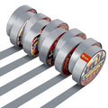 RED WOLF 10 Pack Gray Electrical Tape 3/4 Inch x 66 Ft Industrial Grade UL/CSA Listed 7 Mil Thick Flame Retardant High Temp Waterproof Electrical PVC Tape Electric Super Vinyl Rated 600V