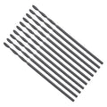 Drill Bit, 1mm Cutting Diameter, 4241 HSS Nitriding Black 118° Cutting Angle Versatile Jobber Bits - (Applications: for Drilling Plastic Wood Soft Metal), 10-Pieces