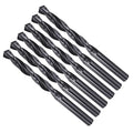 Drill Bit, 9.5mm Cutting Diameter, 4241 HSS Nitriding Black 118° Cutting Angle Versatile Jobber Bits - (Applications: for Drilling Plastic Wood Soft Metal), 6-Pieces