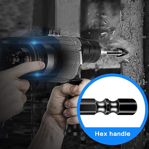 10 Pcs 1/8" Masonry Concrete Drill Bit Set for Tile Brick Glass Plastic Wood, Cross Tungsten Carbide Tip, Hex Shank, Work with Ceramic Porcelain Tile Wall Mirror Paver, 1/8 Inch Drill Bits,3mm