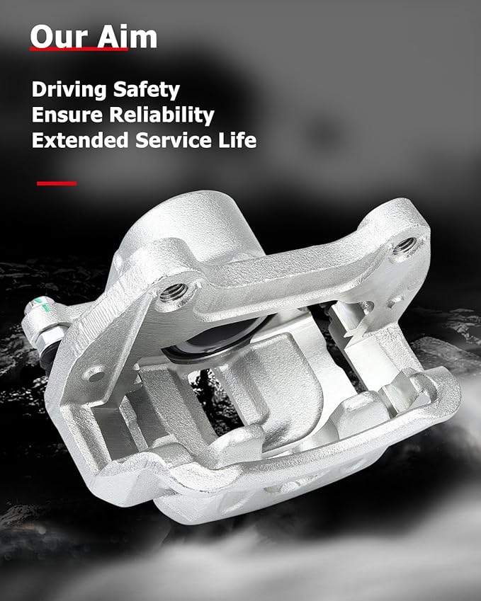 cciyu Front Left Brake Caliper Assembly w/Bracket 18B5270 For Buick For Allure/For Cascada/For LaCrosse/For Regal,For Cadillac For ELR,For Chevy For Equinox/For Impala/For Malibu,For GMC For Terrain
