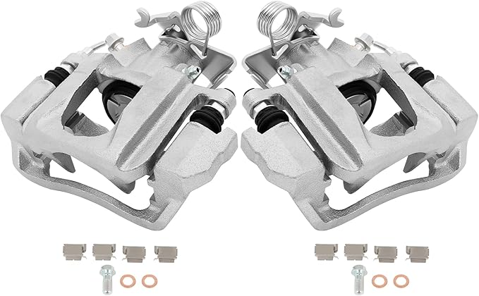 SCITOO 18B5299 18B5298 Rear Left & Right Disc Brake Calipers Assembly w/Bracket For Ford For Edge 2011-2014,For Lincoln For MKX 2011-2015