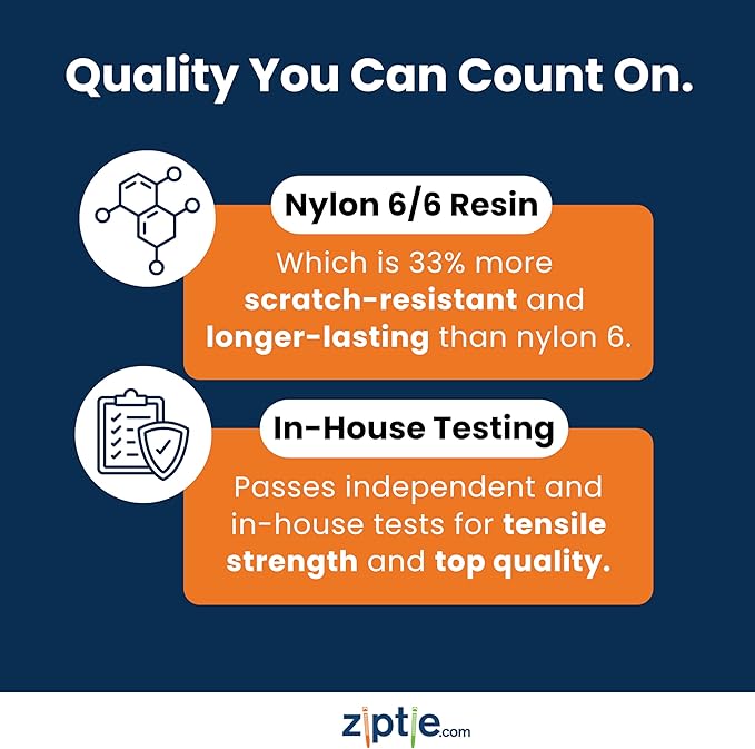 ZipTie.com 15-Inch Black Releasable Pawl Zip Ties - 50-lb Tensile Strength Cord Management - UL Listed Reusable Cable Ties - UL 21 Listed, UV Resistant, Indoor & Outdoor Multi-Purpose (100-Pack)