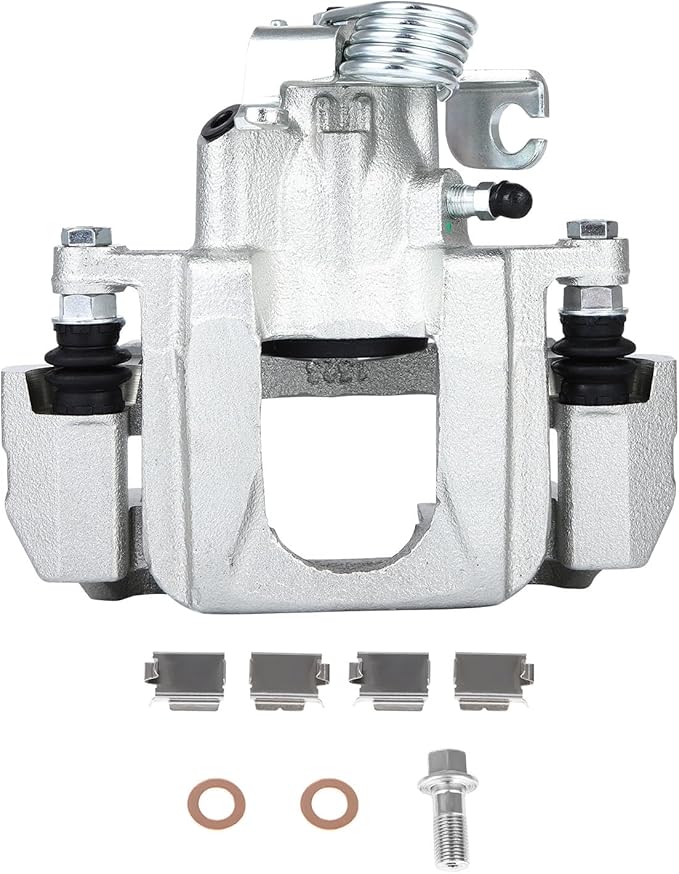 cciyu Rear Right Brake Caliper Assembly w/Bracket 18B5212 2009 For Ford For Flex,2009 2010 2011 For Lincoln For MKS