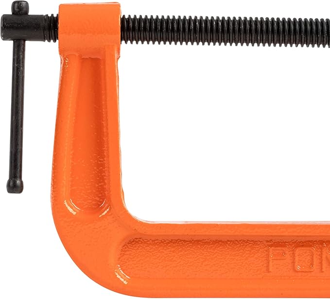 Pony Jorgensen 2680 8-Inch C-Clamp, Orange