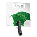 Flex Vue Inspection Mirror with Threaded Adapter, 8 inch x 10 inch - 2 Pack