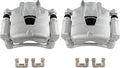 SCITOO 18B5554 18B5555 Front Left & Right Disc Brake Calipers Assembly w/Bracket For Chevrolet For Bolt EV 2017-2020,For Chevrolet For Cruze 2016-2019,For Chevrolet For Volt 2016-2019