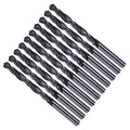 Drill Bit, 6.5mm Cutting Diameter, 4241 HSS Nitriding Black 118° Cutting Angle Versatile Jobber Bits - (Applications: for Drilling Plastic Wood Soft Metal), 10-Pieces