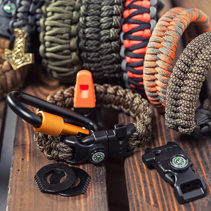 HERCULES Type III Paracord 550 Paracord Rope Parachute Cord, 1000' Imperial Red for Camping Cord, Survival Rope