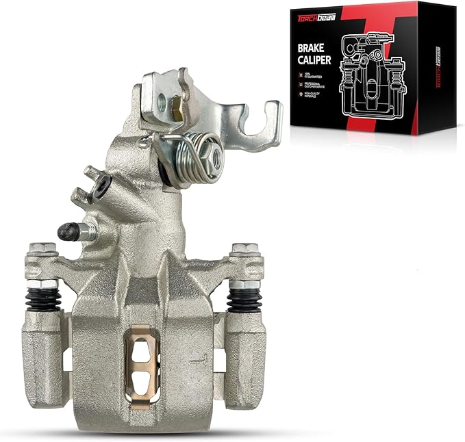 Torchbeam Rear left Driver Side Brake Caliper for Honda for 2003-2004 Accord, 2005-2007 Accord, 1998-2002 Accord, 2004-2008 Acura TSX, Disc Brake Caliper Assembly with Bracket Replace #19B2069
