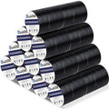 100 Rolls Black Electrical Tape Bulk 3/4 Inch x 66ft, Waterproof Vinyl Electric Tape High Temp Insulation Tape for Electrical Protection Home Outdoor Electric Insulating Wire Wrapping